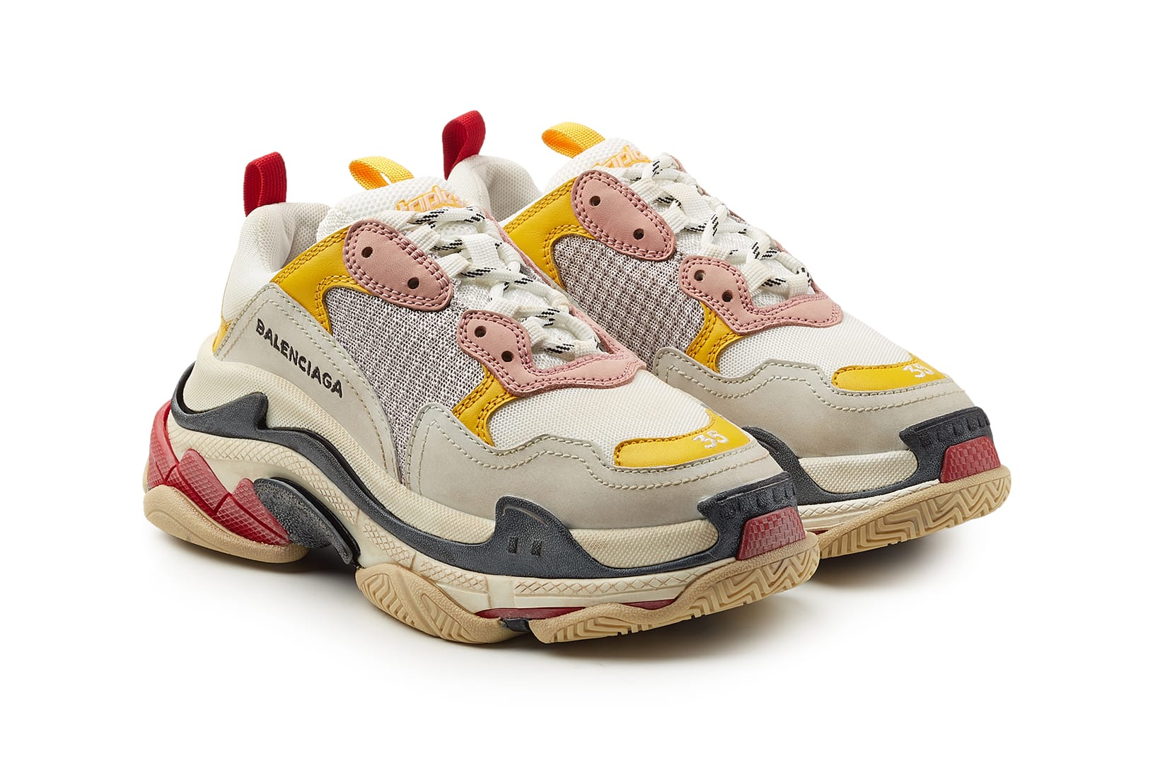 Your size Balenciaga Triple S Trainers Jaune Fluo shoes